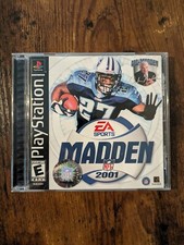 EA SPORTS Madden 2001 football PS1 Game Original sony Playstation CIB - Tested