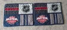 Pottery Barn Teen pillow cover sham NHL Eastern Conference quilted set 2