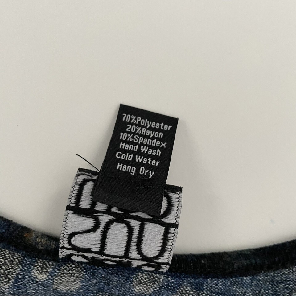 Clara Sun Woo Tunic Shirt Abstract Animal Print Shirt Size Small eBay