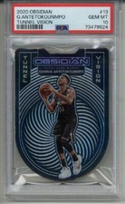 2020 PANINI OBSIDIAN TUNNEL VISION #13 GIANNIS ANTETOKOUNMPO /99 PSA 10 LOW POP