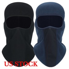 Men Winter Warmer Fleece Balaclava Thermal Motorcycle Ski Full Neck Face Mask