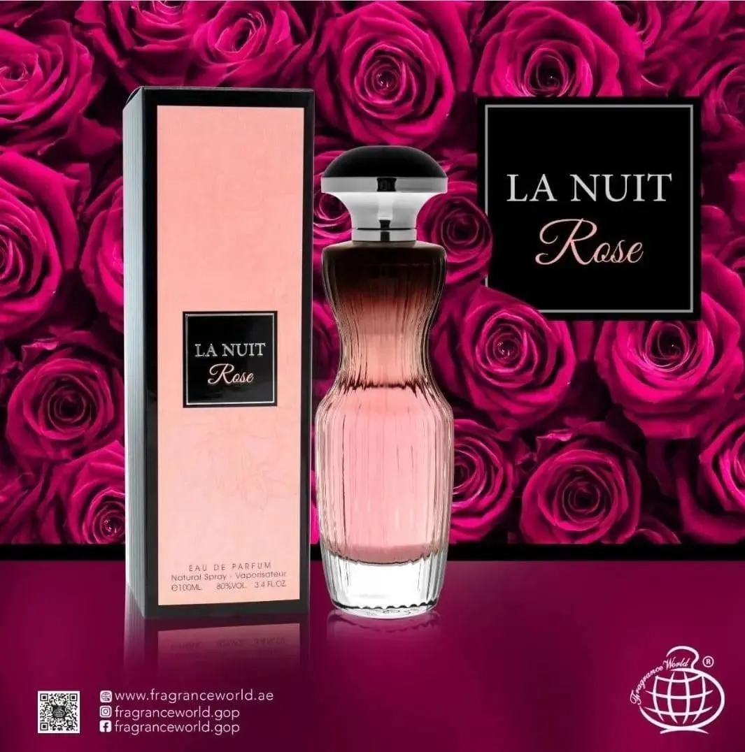 La Nuit Rose Eau De Parfum 100ml By Fragrance World UK