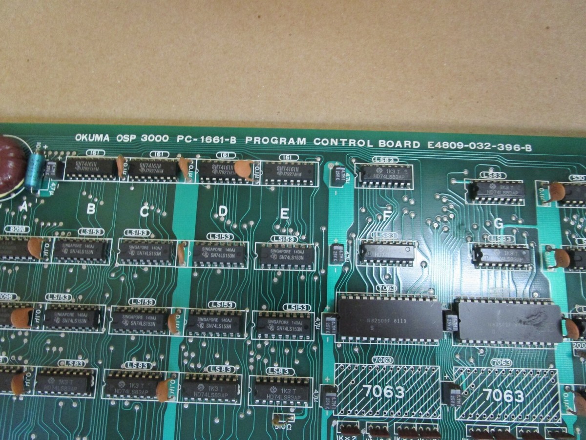 Okuma Program Control Board OSP3000 PC-1661-B E4809-032-396-B Used