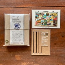 Traveler's Notebook Olive standard color Passport size  Rubber Band  Postcard
