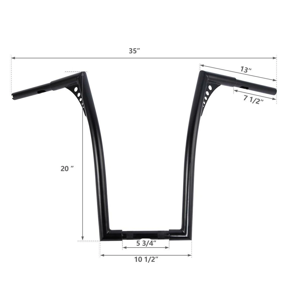 Manillar colgante King APE 20" de colección apto para Harley-Davidson Sportster XL Foto 2 de 4