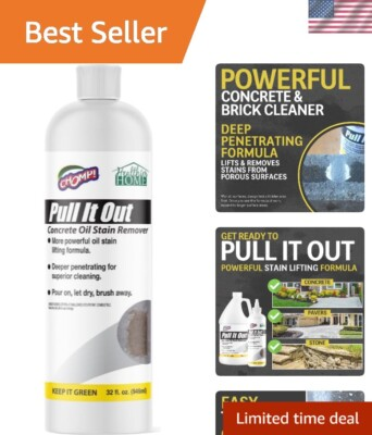 #ad 32 Fl Oz Eco Friendly Oil Stain Remover for Concrete Driveway amp; Garage Floors $32.39