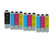 10 Druckerpatronen kompatibel mit BROTHER DCP-130C 357C 540CN 560CN LC1000 LC970