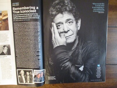 Nov-2013 Entertainment Mag(LOU REED/ARIEL WINTER/X-MEN/KATY PERRY/MARCIA WALLACE