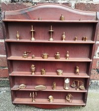 Miniatur Messing Setzkasten Figuren alt 