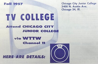 Remote Learning, 1957 Style: Television College Courses / Chicago Junior College