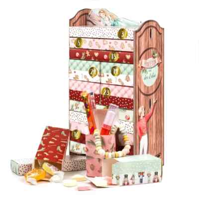 Adventskalender Prinzessin auf der Erbse zum Basteln Deko Aufsteller