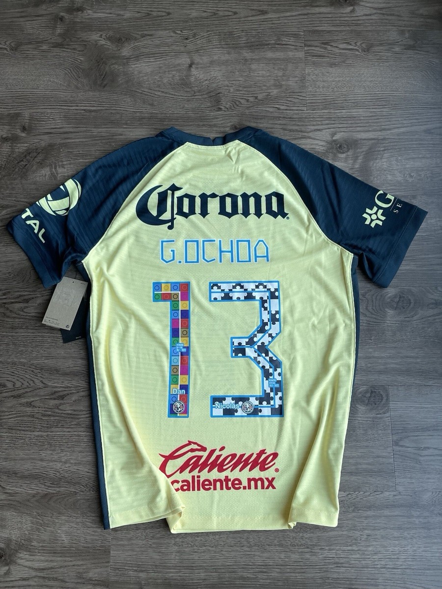 Nike Club America 2021/2022 Memo Ochoa Home Jersey Mens Authentic