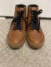 Sonoma Goods For Life  Noah Mens Casual Boots, Cognac, 11M-EUC