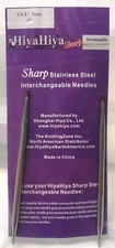 Hiya-Hiya 5 Inch SHARP Stainless Steel Interchangeable Knitting Needle Tip