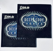 Deep Eddy Vodka Large WellBar Mat- Black And Blue $15/ea