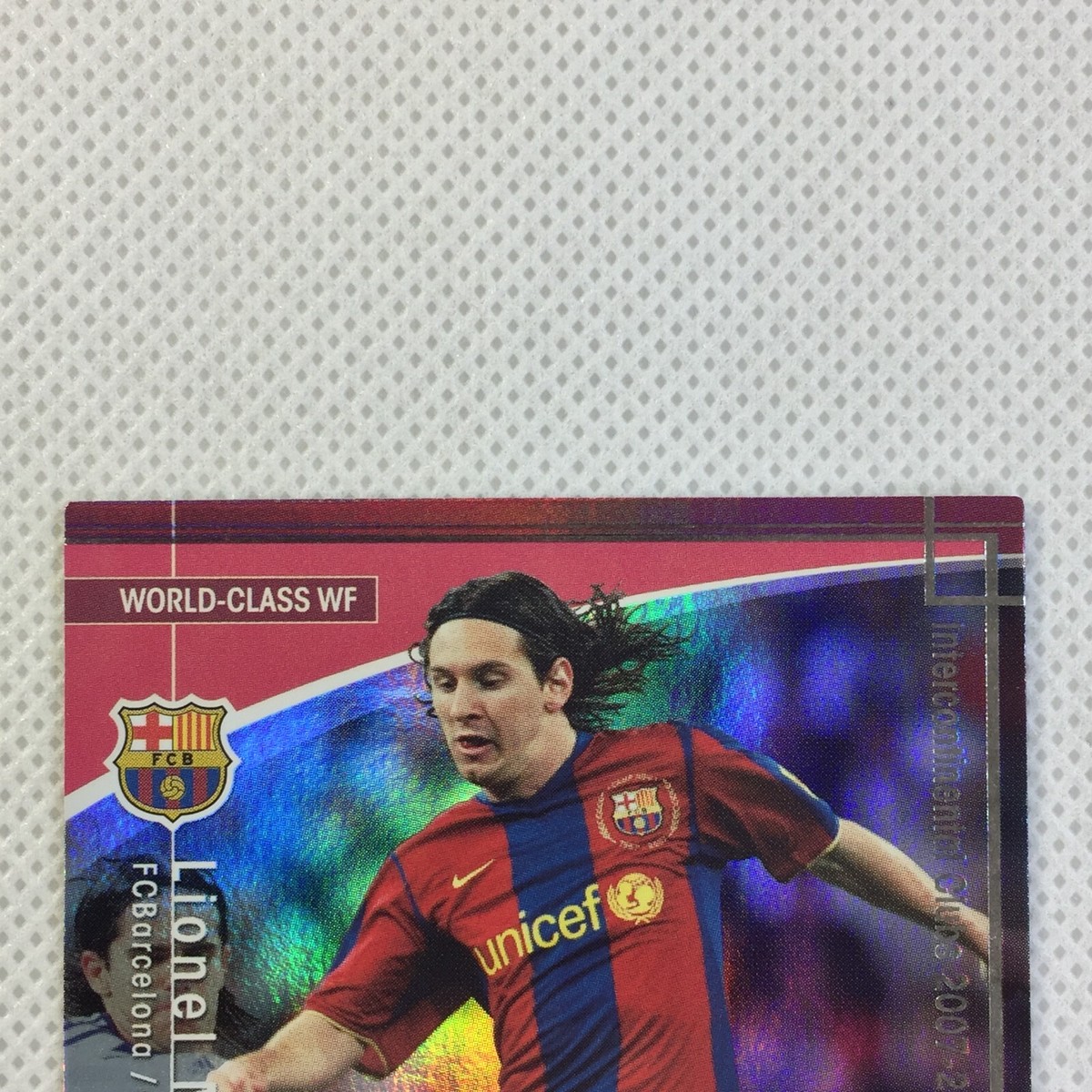 Panini WCCF 2007-08 Lionel Messi Refractor FC Barcelona WWF5 Panini WCCF 2007-08 Lionel Messi Refractor FC Barcelona WWF5