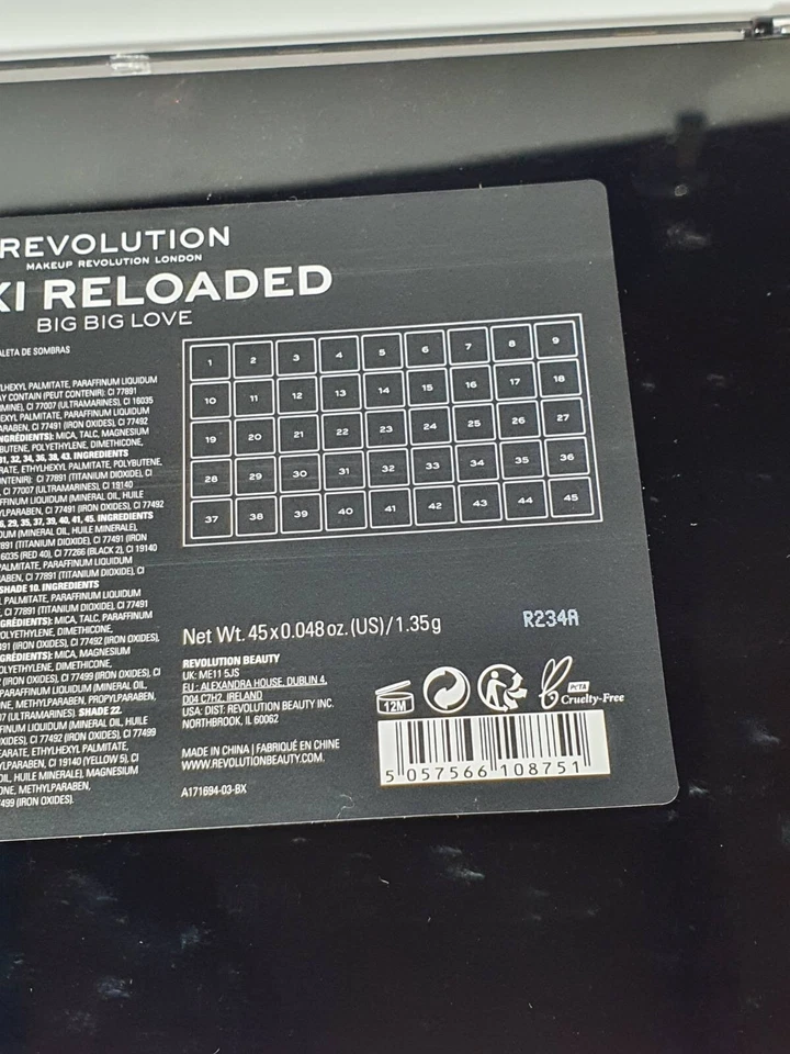 Revolution Maxi Reloaded Lidchatten Big Big Love Palette - Bild 4 von 4
