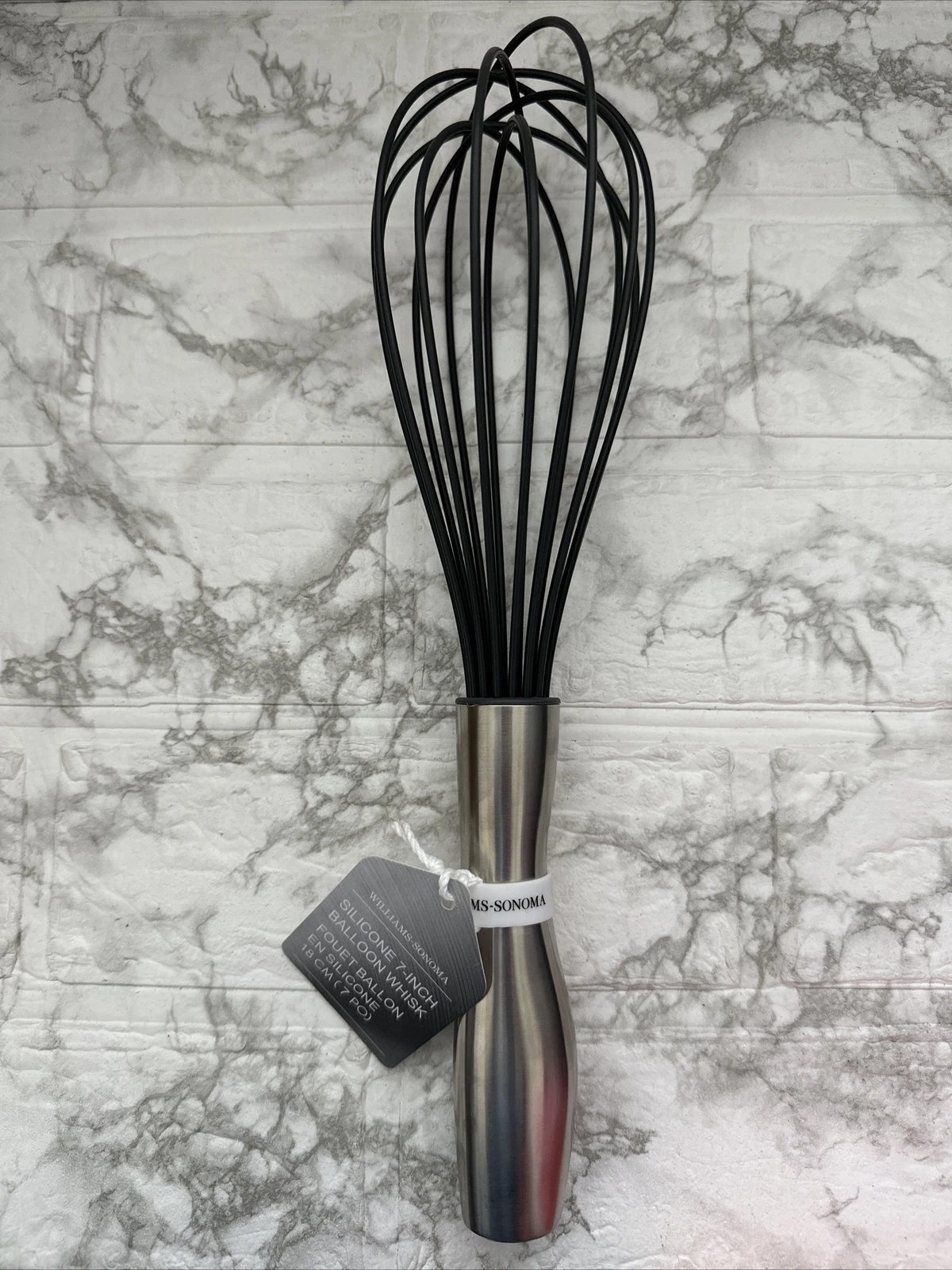WILLIAMS SONOMA SILICON 7" BALLOON WHISK. NWT
