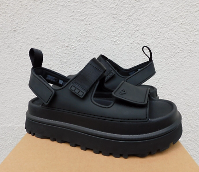 UGG ブラック GOLDENGLOW 8（UGG（アグ）の「UGG GoldenGlow（サンダル 