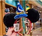 Authentic Disney Sorcerer Fantasia Mickey Mouse Ear Hat Headband Disneyland