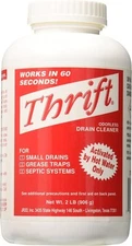 Thrift  T-200 Alkaline Based Granular Drain Cleaner - 2 Pound (2 lb)