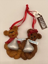 Vintage Kurt S Adler Hershey's Kisses Christmas Tree Ornament Holiday Bears C1 