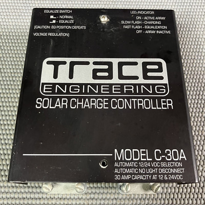 Trace Engineering C30A + Solar Charge Controller 12&24 Volt 30 Amp.