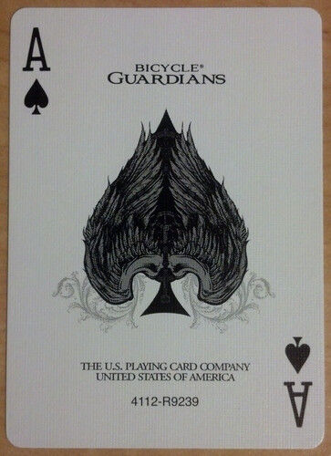 Deck Bicycle Guardians Playing Cards by Theory11 Black Magic Cardistry