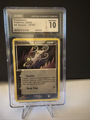 Poochyena graded CGC 10 for sale on eBay