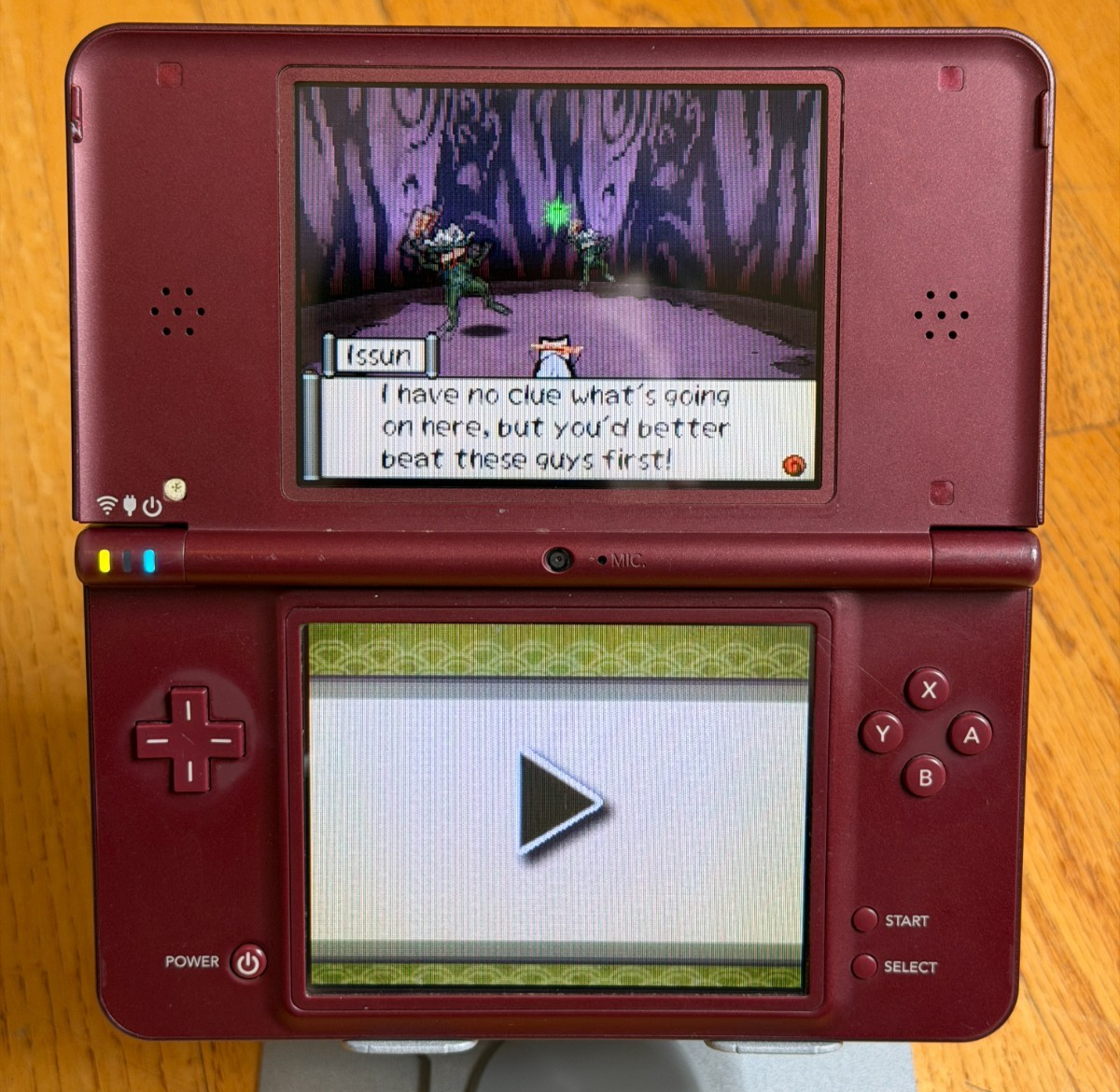 Nintendo DS i DSi LL Japanese Handheld system console Burgundy