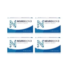 4x Neurobion Vitamin B B1, B6, B12 Numbness Nerve Brain Cell Tingling Neuro
