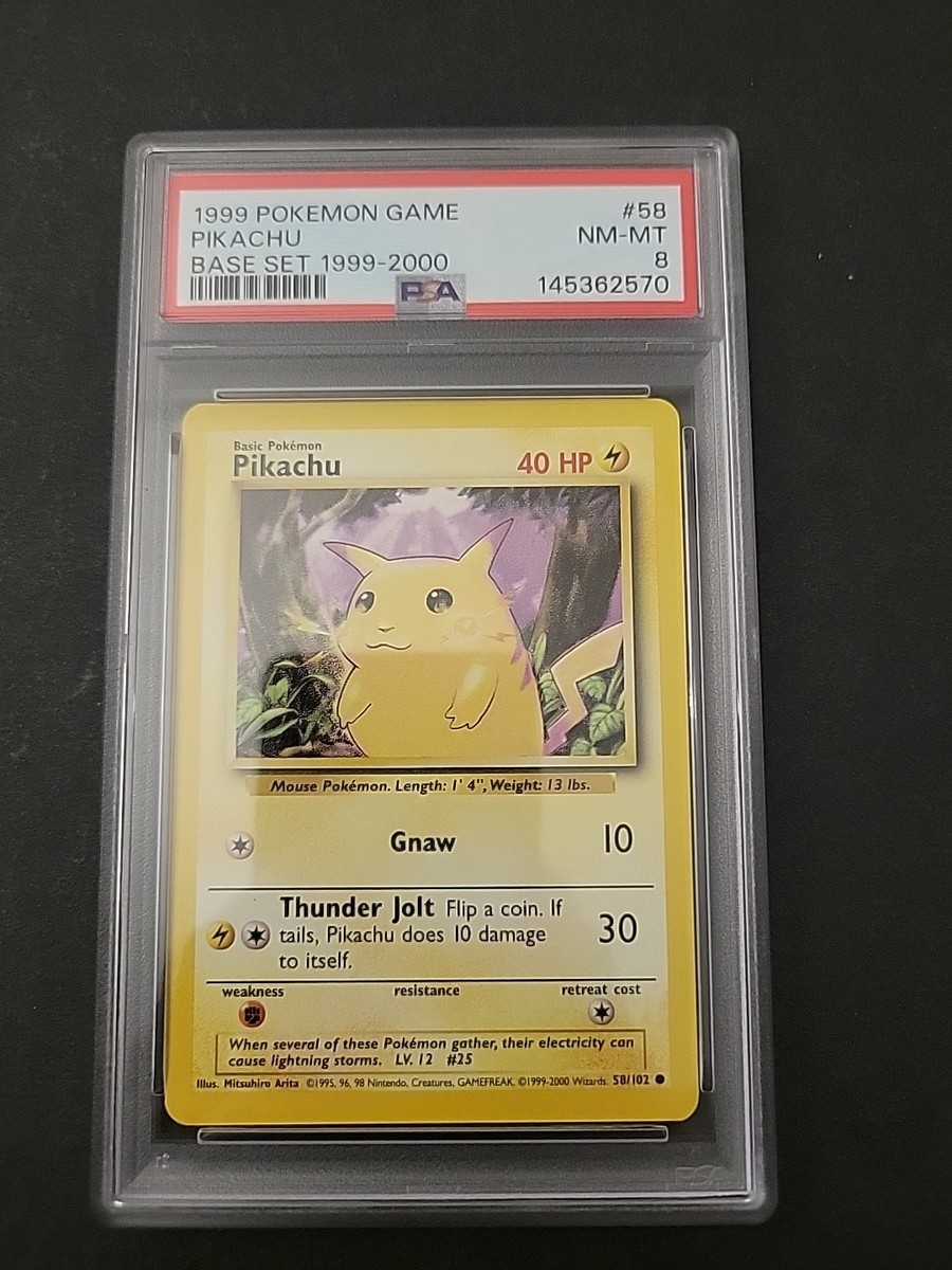 PSA 8 NM-MT 1999 POKEMON BASE SET 1999-2000 “4TH PRINT” #58