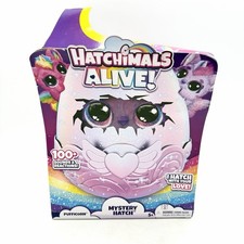 Hatchimals Alive Mystery Hatch Interactive Pufficorn with Mist, Lights  Sounds