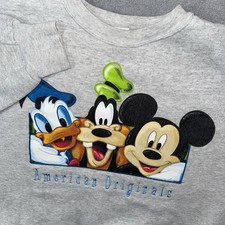 Vintage Mickey Mouse Disney Catalog Sweatshirt Adult Large/XL Made In USA