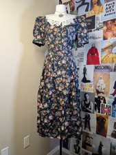 80s Vintage Floral Dress