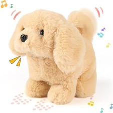 Plush Dog Toy, 7 Inch, Interactive Walking Puppy for Kids Gift