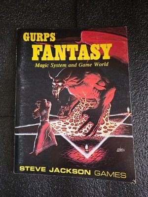 Steve Jackson Games GURPS Fantasy Magic System and Game World SJG 1986