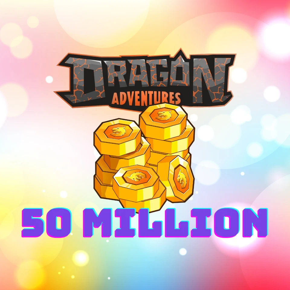 🐉 50 Million Coins – Dragon Adventures | DA | Same Day Delivery💰