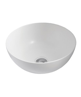 New Seima White Silk Matte Above Counter Basin Round ARKO 360 191012
