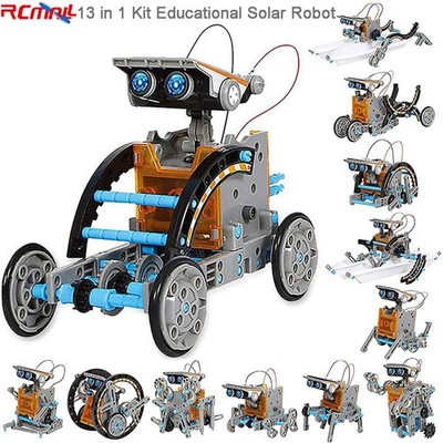 13 in 1 Kit Educational Solar Robot Building Blocks DIY Creative Gift Toy