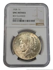 NGC UNC 1928 P Philadelphia Peace Silver Dollar $1 Coin