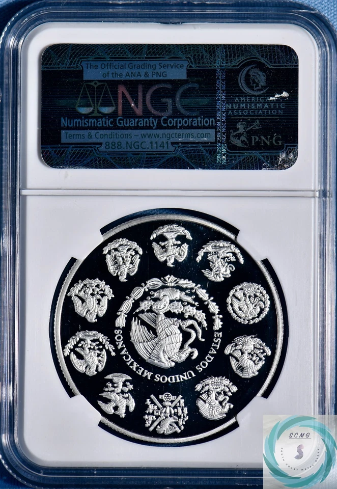 2004-Mo 1 Onza Silver Libertad PCGS PF 69 ULTRA CAMEO - Cert #2790626-006 - Image 3 of 4