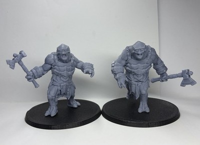 Troll Höhlentroll Mordor tabletop 28mm Fantasy LotR Mittelerde Papel3D Hobbit