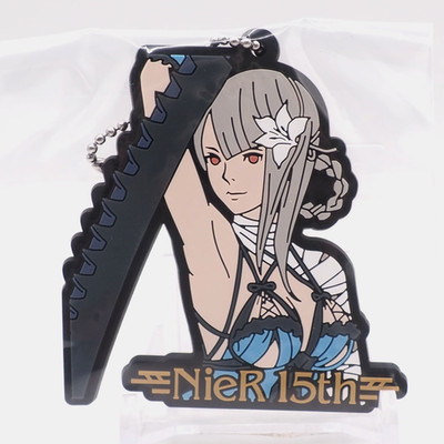 Kaine NieR Series 15th Anniversary Lottery Rubber Strap Keychain Japan ZG188