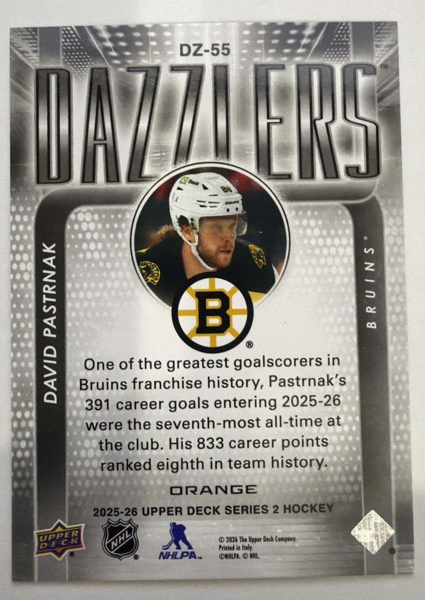 UPPERDECK トレーディングカード　53/100 Upper deck 2025-26 Series 2 Vibing Hockey Cards | eBay