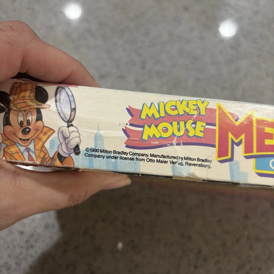 Vintage Milton Bradley: Mickey Mouse Memory Game. (1990) Disneyana Gift Kids - Image 3 of 4
