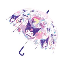 J's Planning Sanrio Vinyl Umbrella Kuromi Shiny 55cm 32523