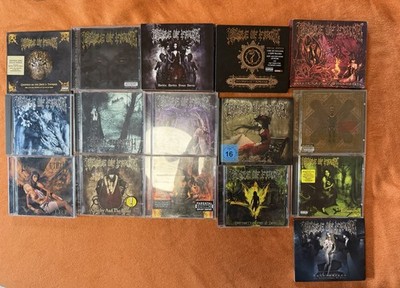 Cradle Of Filth CD Sammlung Rar Mit Special Editionen Black Metal 16 Alben!! !