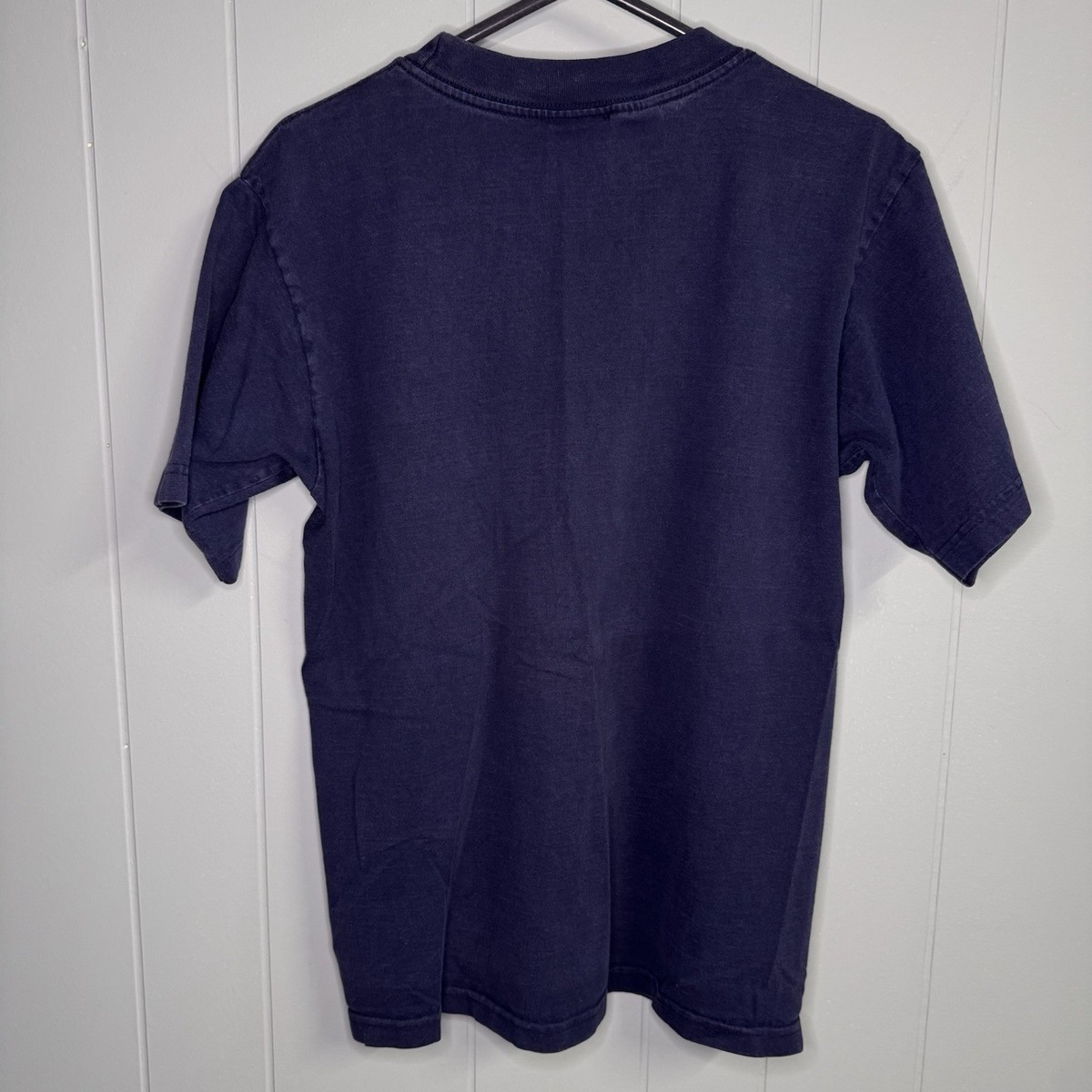 Vintage 90's Oakley Software Flame Logo T Shirt Dark Blue Size M