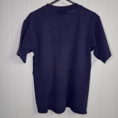Vintage 90's Oakley Software Flame Logo T Shirt Dark Blue Size M
